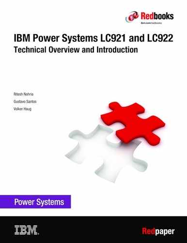 IBM Power Systems LC921 and LC922: Technical Overview and Introduction 