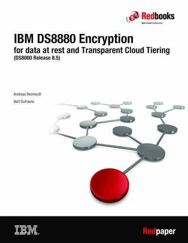 IBM DS8880 Encryption for data at rest and Transparent Cloud Tiering (DS8000 Release 8.5) 