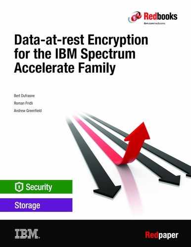 Data-at-rest Encryption for the IBM Spectrum Accelerate Family 