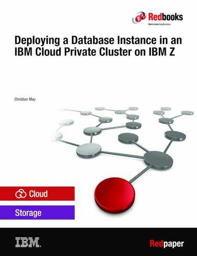 Deploying a Database Instance in an IBM Cloud Private Cluster on IBM Z 