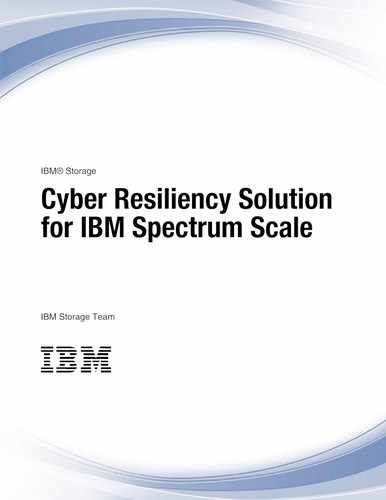Cover image for Cyber Resiliency Solution for IBM Spectrum Scale