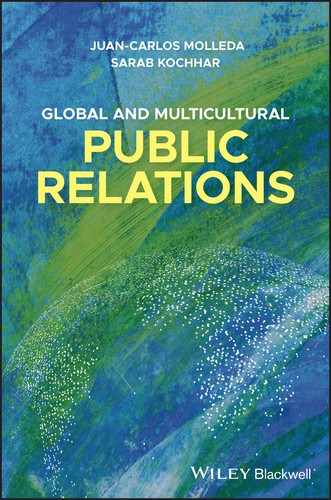 Cover image for Global and Multicultural Public Relations