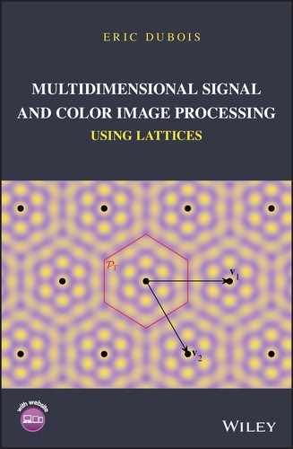 Cover image for Multidimensional Signal and Color Image Processing Using Lattices