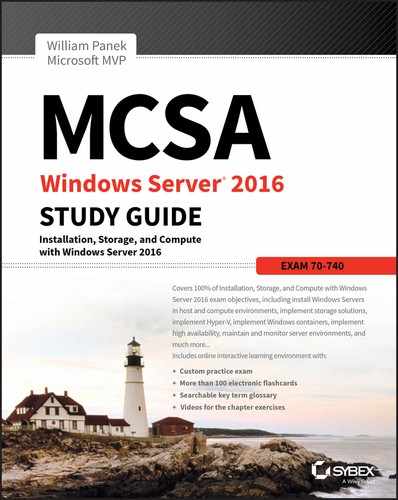MCSA Windows Server 2016 Study Guide: Exam 70-740, 2nd Edition 