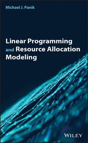 Cover image for Linear Programming and Resource Allocation Modeling