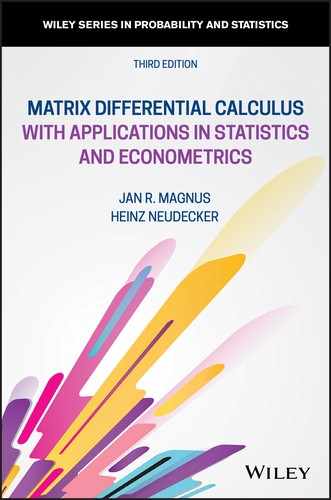 Chapter 18: Matrix calculus: the essentials

