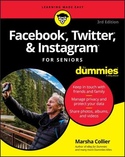 Facebook, Twitter, and Instagram For Seniors For Dummies, 3rd Edition by Marsha Collier