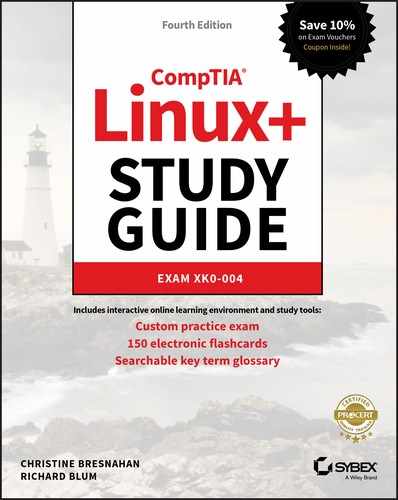 CompTIA Linux+ Study Guide, 4th Edition 