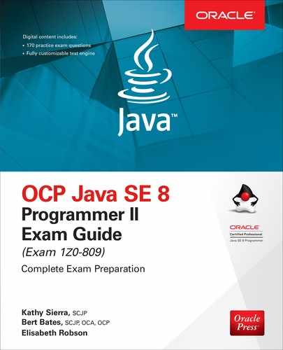 OCP Java SE 8 Programmer II Exam Guide (Exam 1Z0-809), 7th Edition 