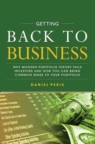 Cover image for Getting Back to Business: Why Modern Portfolio Theory Fails Investors and How You Can Bring Common Sense to Your Portfolio