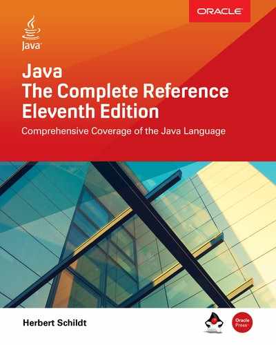 Java: The Complete Reference, Eleventh Edition, 11th Edition 