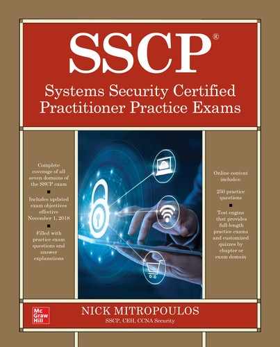 Cover image for SSCP Systems Security Certified Practitioner Practice Exams