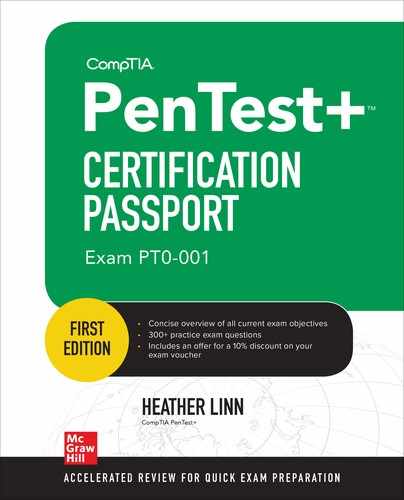CompTIA PenTest+ Certification Passport (Exam PT0-001) by Heather Linn