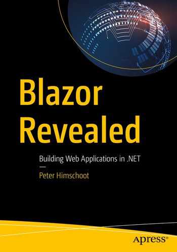 Cover image for Blazor Revealed: Building Web Applications in .NET