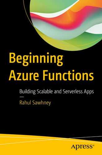 Beginning Azure Functions : Building Scalable and Serverless Apps 