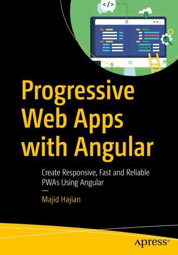 Cover image for Progressive Web Apps with Angular: Create Responsive, Fast and Reliable PWAs Using Angular
