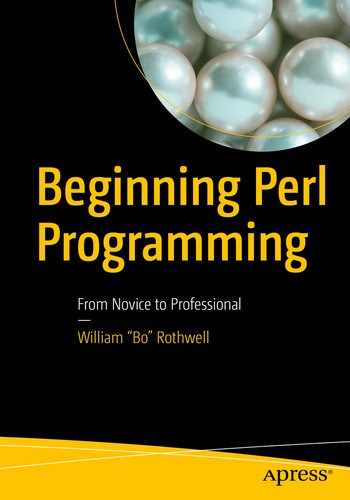 Cover image for Beginning Perl Programming: From Novice to Professional