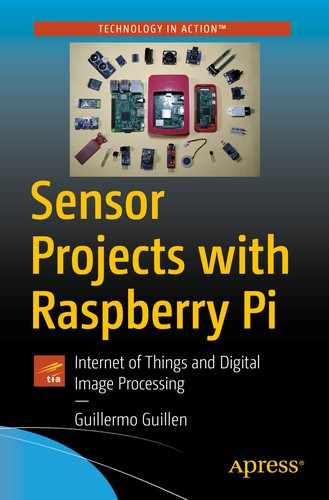 Sensor Projects with Raspberry Pi: Internet of Things and Digital Image Processing 