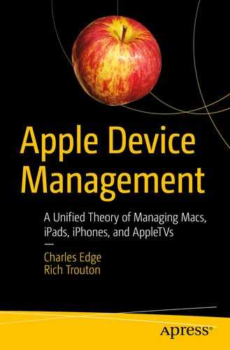 Cover image for Apple Device Management: A Unified Theory of Managing Macs, iPads, iPhones, and AppleTVs