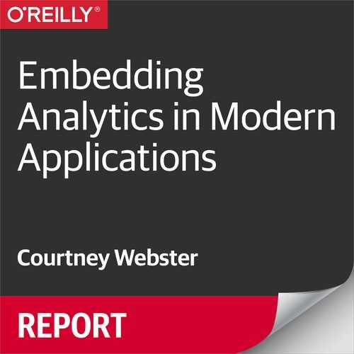 Embedding Analytics in Modern Applications 