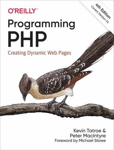 Cover image for Programming PHP, 4th Edition
