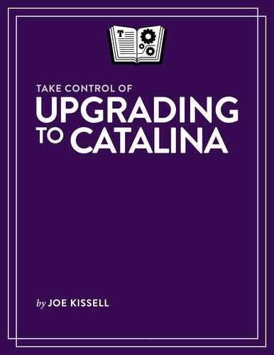 Take Control of Upgrading to Catalina 