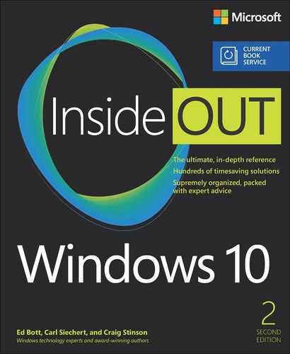 Windows 10 Inside Out (includes Current Book Service), 2/e 