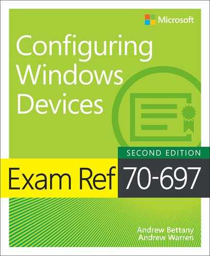 Exam Ref 70-697 Configuring Windows Devices, Second Edition 