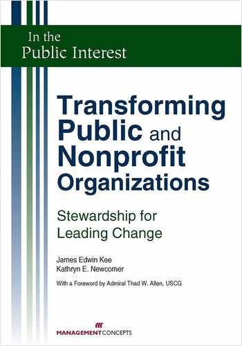 Cover image for Transforming Public and Nonprofit Organizations