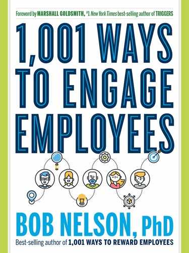 Cover image for 1,001 Ways to Engage Employees