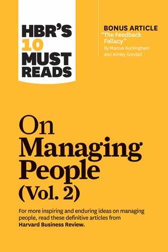 Cover image for HBR's 10 Must Reads on Managing People, Vol. 2 (with bonus article “The Feedback Fallacy” by Marcus Buckingham and Ashley Goodall)