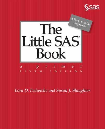 Chapter 1 Getting Started Using SAS Software