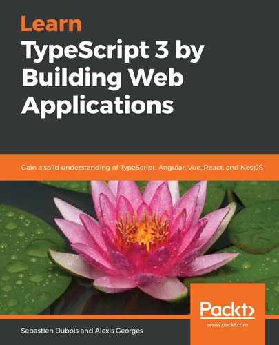 Cover image for Learn TypeScript 3 by Building Web Applications