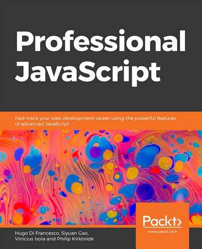 Professional JavaScript by Philip Kirkbride, Vinicius Isola, Siyuan Gao, Hugo Di Francesco