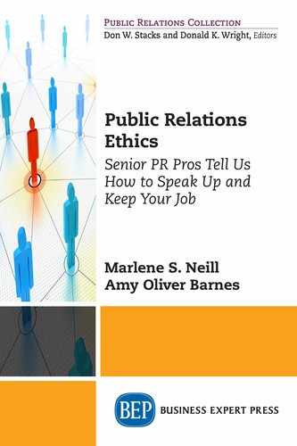 Cover image for Public Relations Ethics
