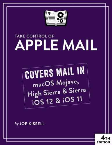 Cover image for Take Control of Apple Mail, 4th Edition