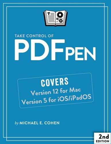 Cover image for Take Control of PDFpen