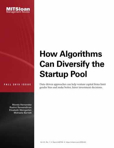 How Algorithms Can Diversify the Startup Pool 