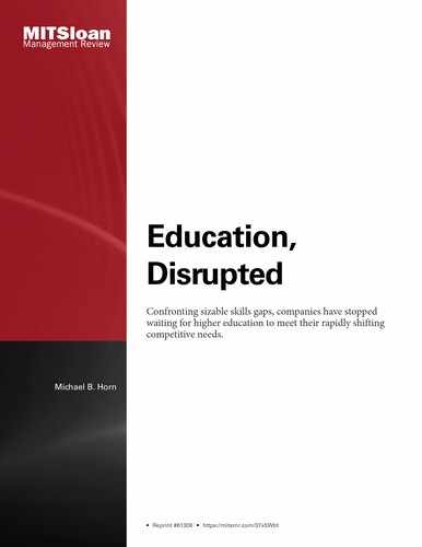 Education, Disrupted 