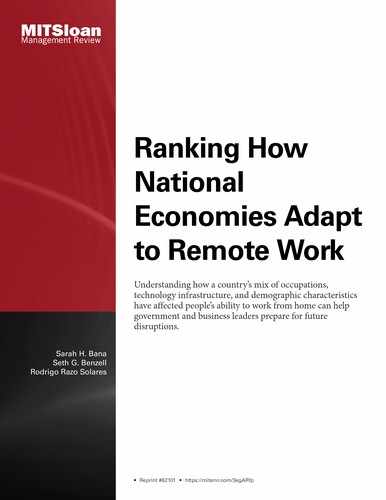 Cover image for Ranking How National Economies Adapt to Remote Work