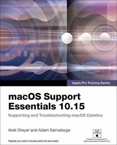 macOS Support Essentials 10.15 - Apple Pro Training Series: Supporting and Troubleshooting macOS Catalina 