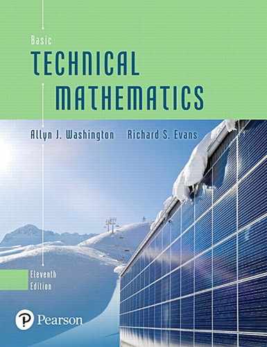 Basic Technical Mathematics, 11th Edition 