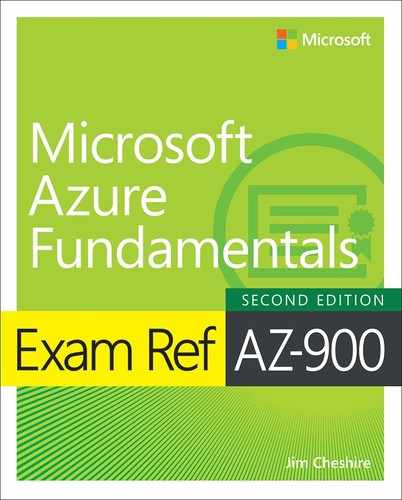 Chapter 3. Describe core solutions and management tools in Azure