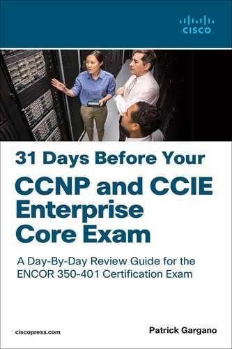 Cover image for 31 Days Before Your CCNP and CCIE Enterprise Core Exam