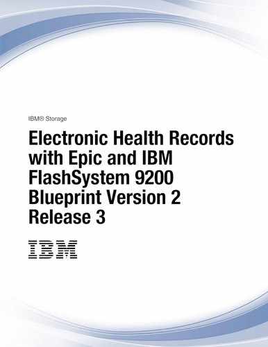 Cover image for Electronic Health Records with Epic and IBM FlashSystem 9200 Blueprint Version 2 Release 3