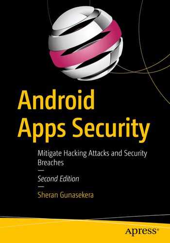 Cover image for Android Apps Security: Mitigate Hacking Attacks and Security Breaches