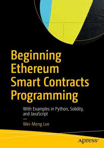 Cover image for Beginning Ethereum Smart Contracts Programming: With Examples in Python, Solidity, and JavaScript