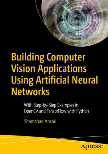Cover image for Building Computer Vision Applications Using Artificial Neural Networks: With Step-by-Step Examples in OpenCV and TensorFlow with Python