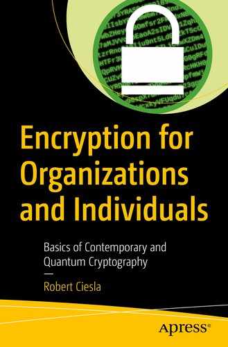 Encryption for Organizations and Individuals: Basics of Contemporary and Quantum Cryptography by Robert Ciesla