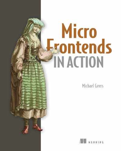 Part 1. Getting started with micro frontends